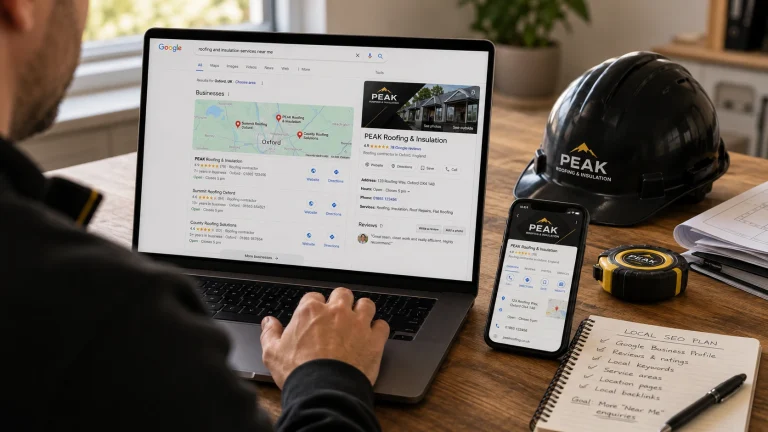 SEO for Roofing and Insulation Companies: Getting Found for Near Me Searches